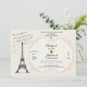  Franse bruidsdoucheuitnodigingen Kaart (Staand voorkant)