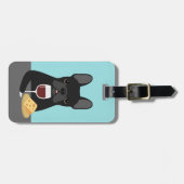 Franse Buldog Bagage Labels (Voorkant horizontaal)