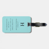 Franse Buldog Bagage Labels (Achterkant horizontaal)