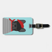 Franse Buldog Bagage Labels (Voorkant horizontaal)