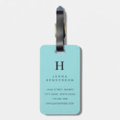 Franse Buldog Bagage Labels (Achterkant verticaal)