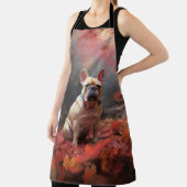 Franse buldog in herfst laat Herfst inspireren Schort (Insitu)