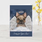 FRANSE BULDOG KAART (Gele Bloem)