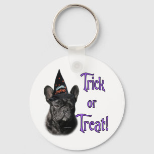 Franse buldog truc sleutelhanger