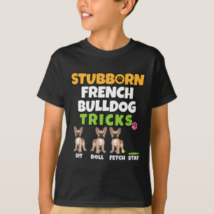 Franse buldog trucs I Hondenliefhebber I Fun franc T-shirt