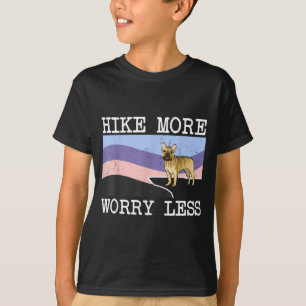 Franse buldog wandelt meer, maakt je minder zorgen t-shirt