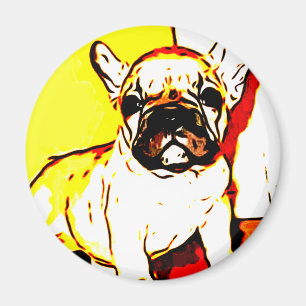 Franse Bulldog Art Magneet