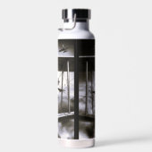 Franse Bulldog Aviator Waterfles (Rechts)