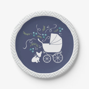Franse Bulldog Baby shower Bord Design 2