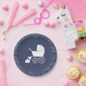 Franse Bulldog Baby shower Bord Design 3 (Feest)