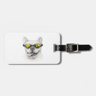 Franse Bulldog Bagage Label