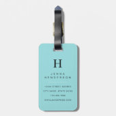 Franse Bulldog Bagage Labels (Achterkant verticaal)