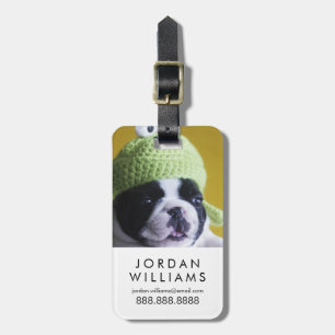 Franse Bulldog Bagagelabel