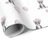 Franse Bulldog Birthday Cadeaupapier (Rol Hoek)