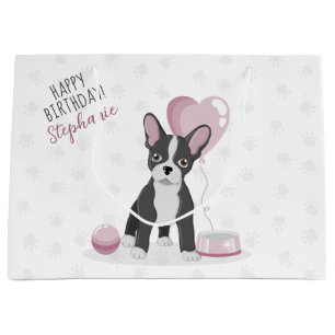 Franse Bulldog Birthday Groot Cadeauzakje