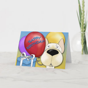 Franse Bulldog Birthday-kaart Kaart