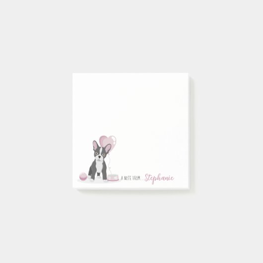 Franse Bulldog Birthday Post-it® Notes (Voorkant)