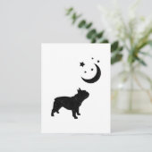 Franse Bulldog Black Silhouette (Staand voorkant)