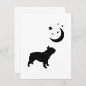 Franse Bulldog Black Silhouette (Voorkant / Achterkant)