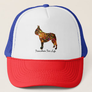 Franse Bulldog Bokeh Silhouette Trucker Pet