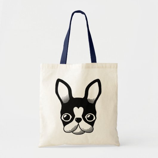 Franse Bulldog/Boston Terrier Tote Bag (Voorkant)