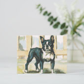 Franse Bulldog Briefkaart (Staand voorkant)