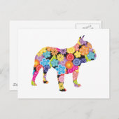 Franse Bulldog Briefkaart (Voorkant / Achterkant)