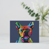 Franse Bulldog Briefkaart (Staand voorkant)