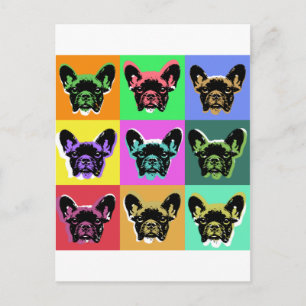 Franse bulldog briefkaart