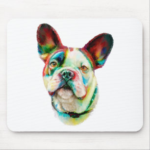 Franse Bulldog Bright Bust Muismat