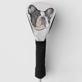 Franse Bulldog (Brindle Pied) - Schilderen - Dog A Golfheadcover