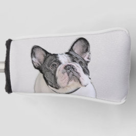 Franse Bulldog (Brindle Pied) - Schilderen - Dog A Golfheadcover