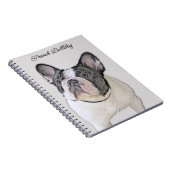 Franse Bulldog (Brindle Pied) - Schilderen - Dog A Notitieboek (Rechterzijde)
