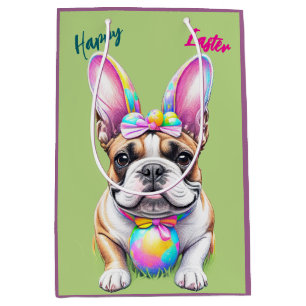 Franse Bulldog Bunny Pasen Bulldogge Medium Cadeauzakje