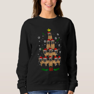 Franse Bulldog Christus Mas Tree Fren Chie Dog Xma Trui