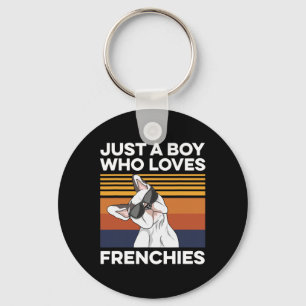 Franse bulldog citaat voor uw franse man sleutelhanger