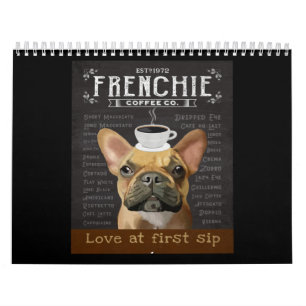 Franse Bulldog Coffee Kalender