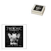 Franse Bulldog Coffee Rubberstempel (Gestempeld)
