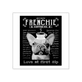 Franse Bulldog Coffee Rubberstempel (Afrduk)