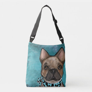FRANSE BULLDOG       CROSSBODY TAS