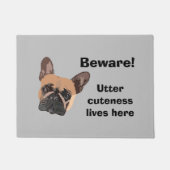 Franse Bulldog deurmat (Voorkant)