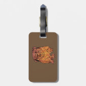 Franse Bulldog, Dog Drawing Custom Bagagelabel (Achterkant verticaal)