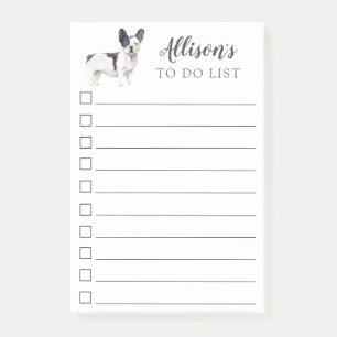 Franse Bulldog Dog, gepersonaliseerd om lijst te d Post-it® Notes