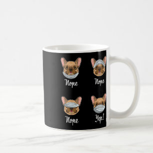 Franse Bulldog Dog Mask Bulldogs Koffiemok