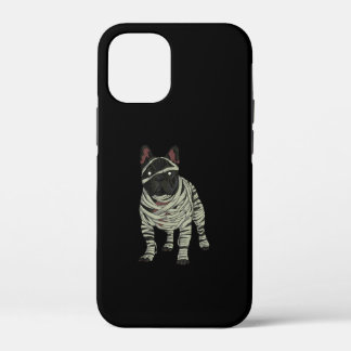 Franse Bulldog Dog Mummy Halloween Gift iPhone 12 Mini Hoesje