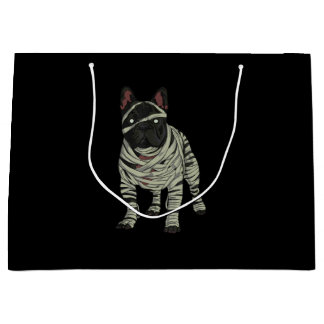 Franse Bulldog Dog Mummy Halloween Gift Groot Cadeauzakje