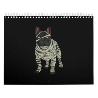 Franse Bulldog Dog Mummy Halloween Gift Kalender