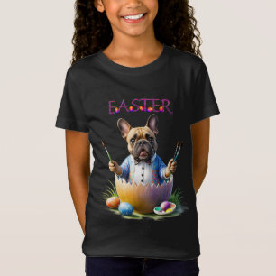 Franse Bulldog Ei Paas Franse Bulldog T-shirt