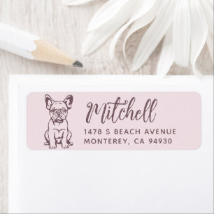 Franse Bulldog Eigenaar retouradres Hond Eigenaar Etiket