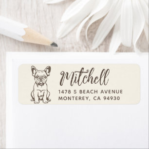 Franse Bulldog Eigenaar retouradres Hond Eigenaar Etiket